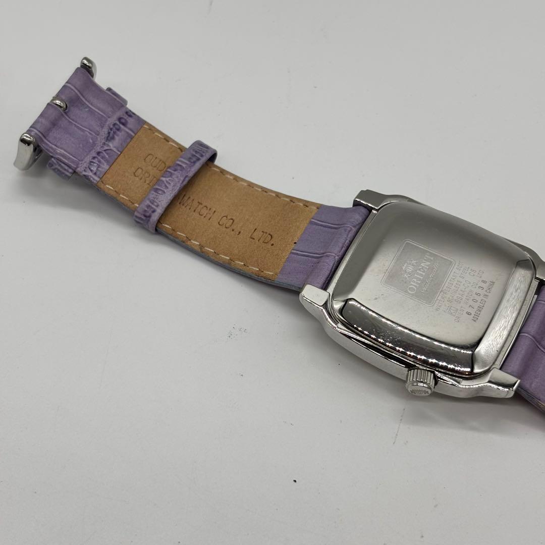 激レア超美品オリエントESAA-C0デッドストック自動巻きデイデイトパープル