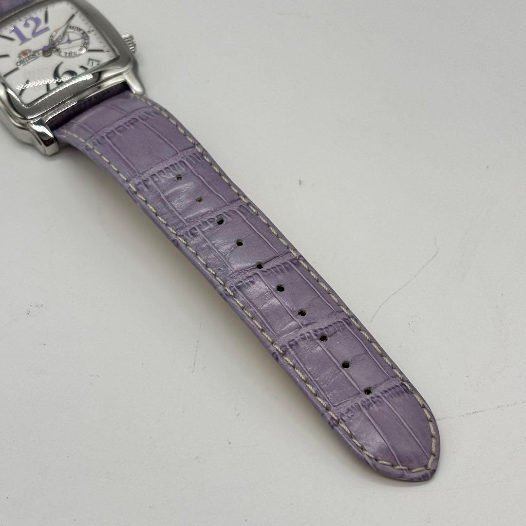 激レア超美品オリエントESAA-C0デッドストック自動巻きデイデイトパープル