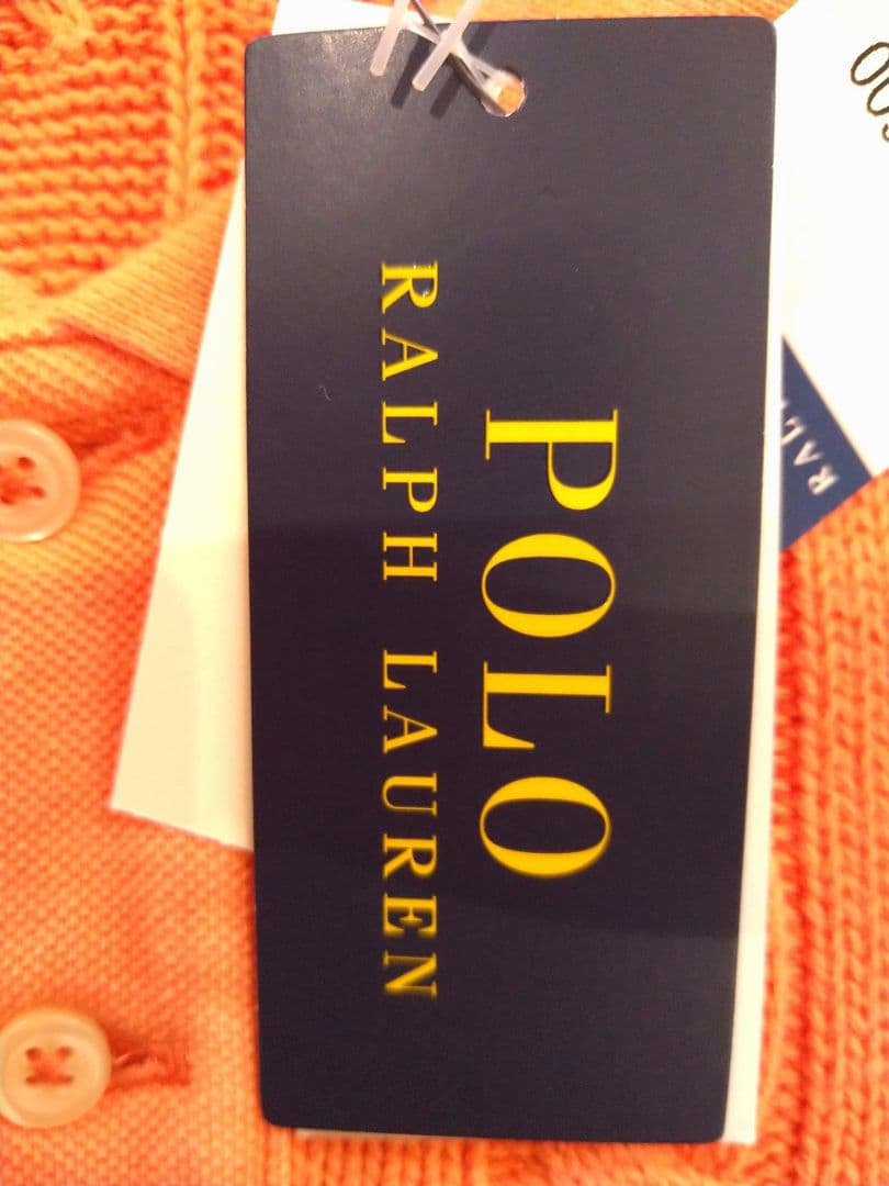 ポロラルフローレン　ケーブルニット　半袖ポロシャツ　新品