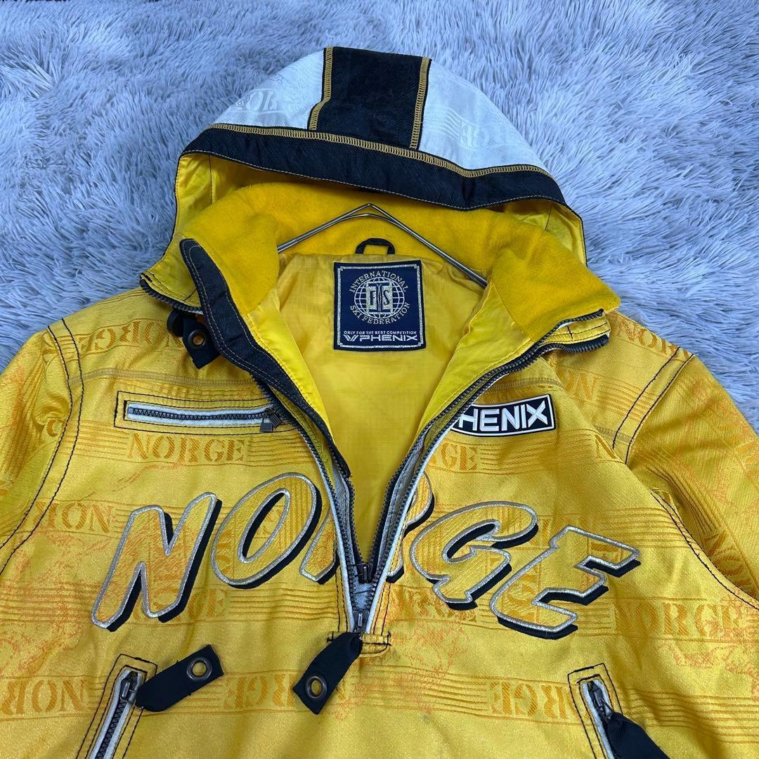 m6580【希少 ノルウー代表 フェニックス】スキーウェア 上下 メンズ (L)