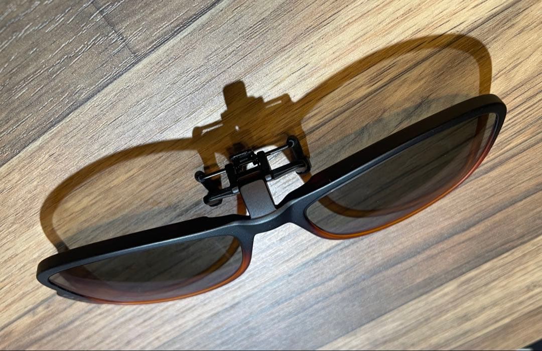 TALEX クリップオンサングラス 収納ケース付き