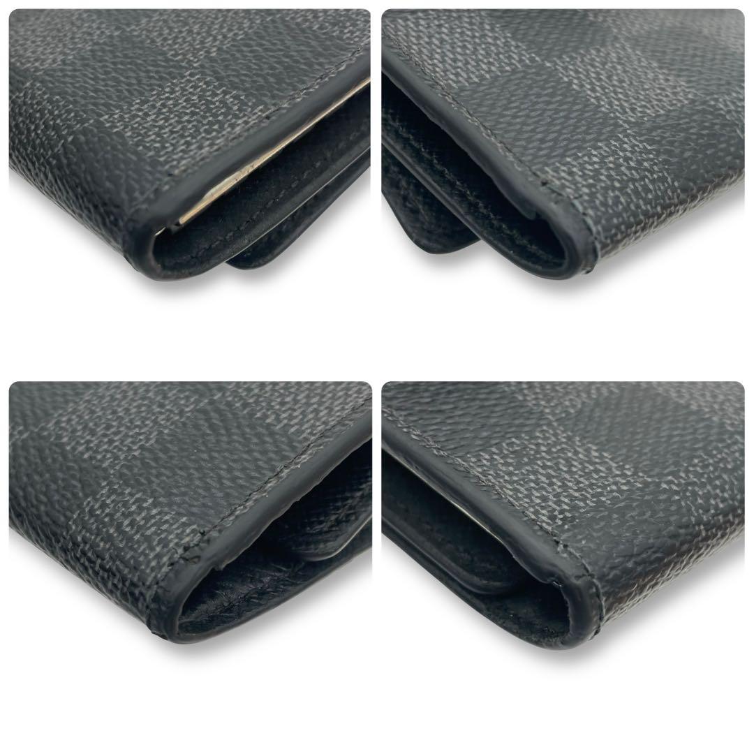 ルイヴィトン ミュルティクレ6 6連 キーケース ダミエ グラフィット グレー