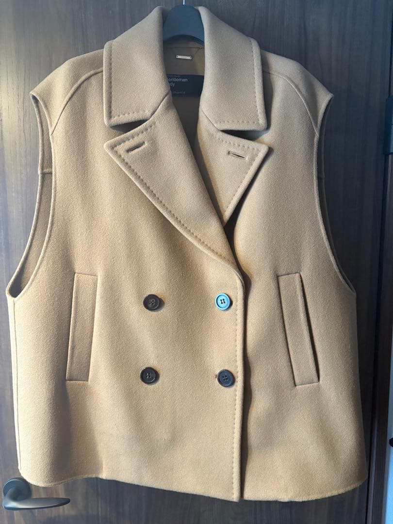 Chaos ベージュ ダブルブレスト ベスト
