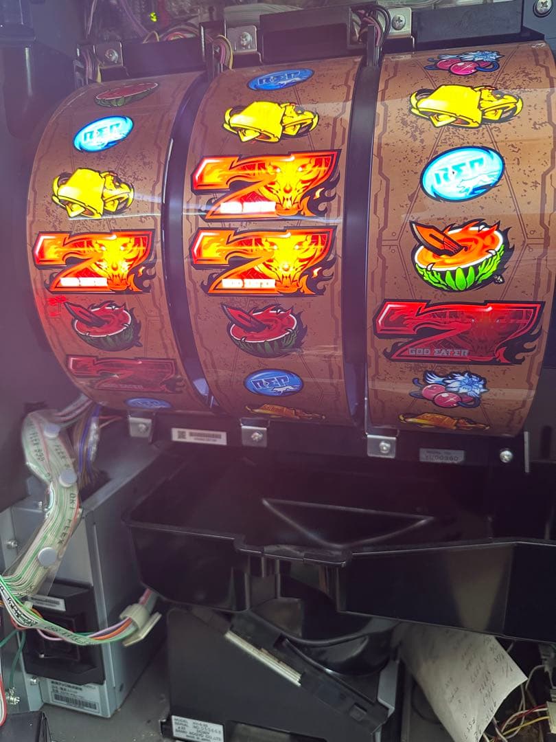 パチスロ実機　ゴッドイーター　初期