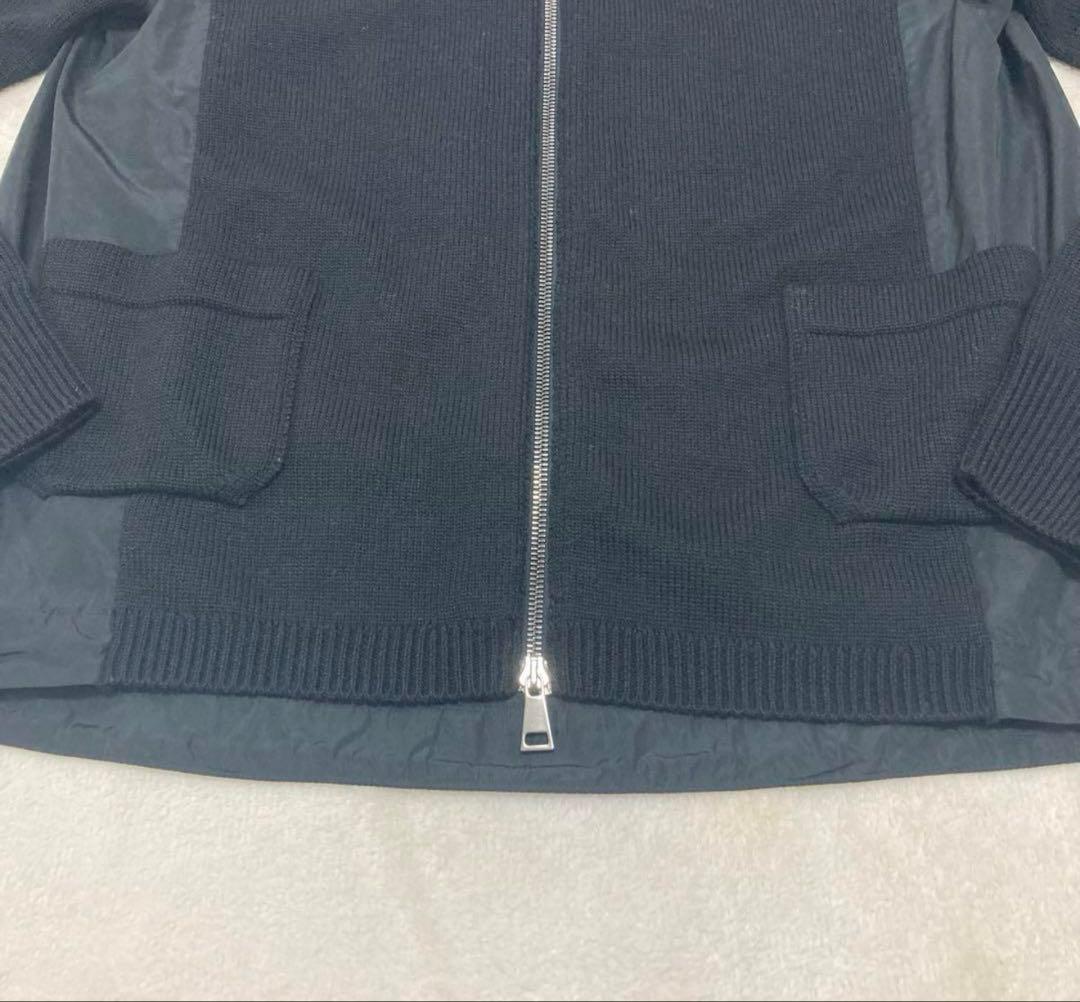 美品モンクレ切り替えナイロンジャケット