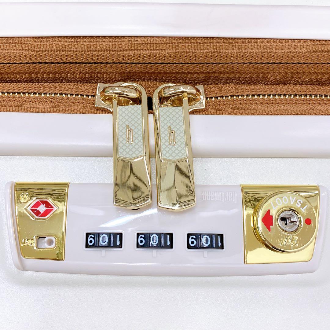 Hartmann ハートマン キャリーケース アイボリー ブラウン