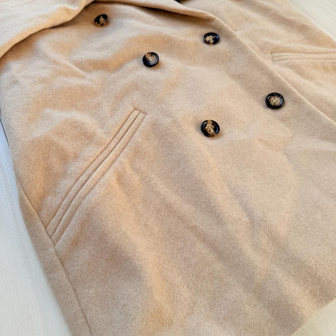 美品　ドゥーズィエムクラス　Short Double コートカシミヤ　ベージュ