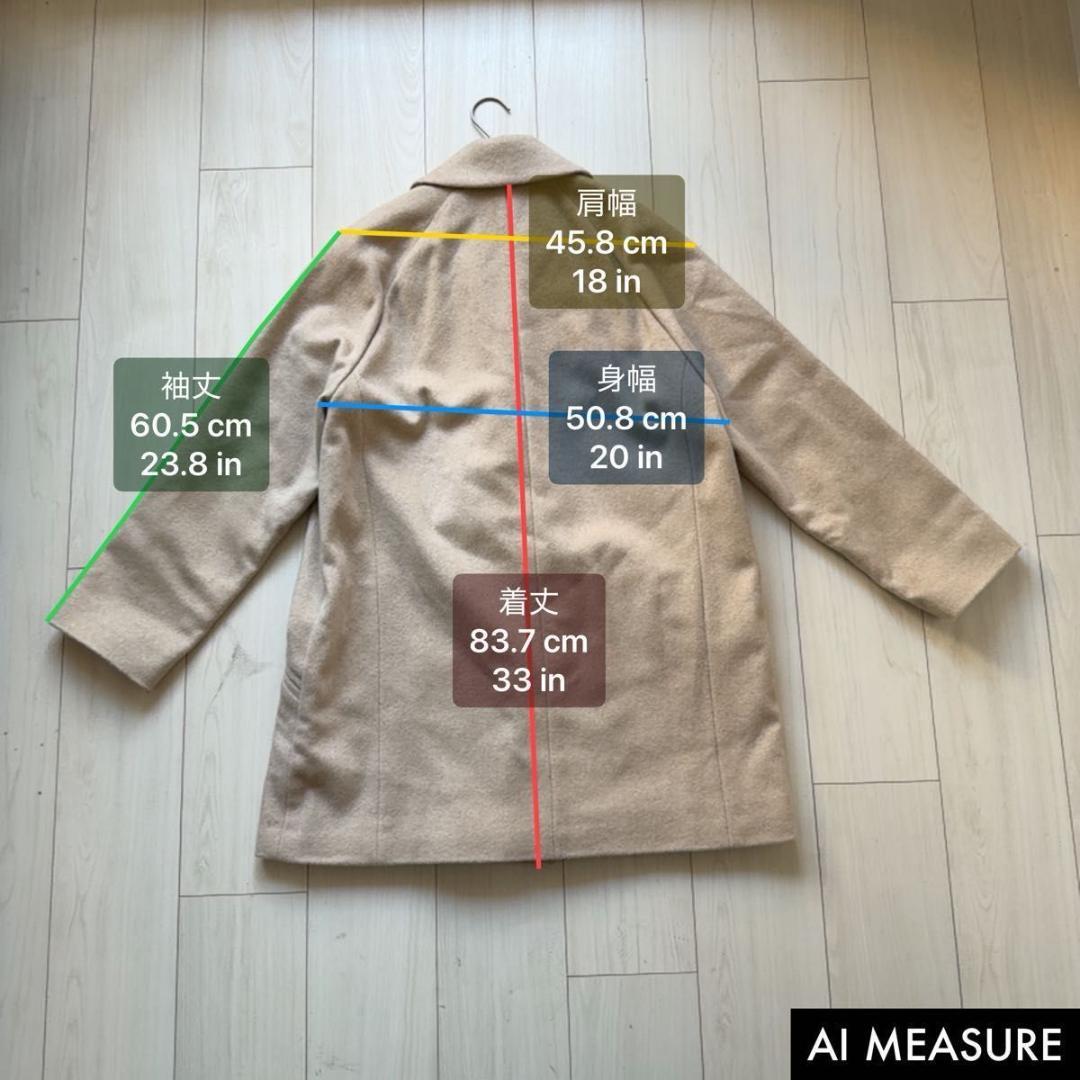 美品　ドゥーズィエムクラス　Short Double コートカシミヤ　ベージュ