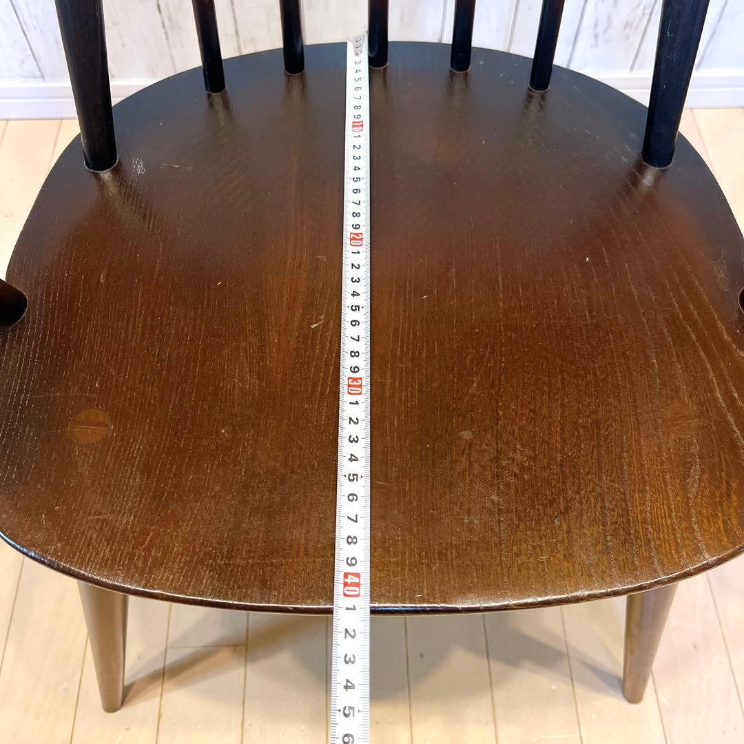 【希少】ERCOL クエーカー アームチェア　1960年代　刻印あり　アーコール