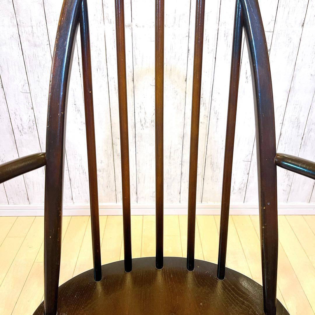 【希少】ERCOL クエーカー アームチェア　1960年代　刻印あり　アーコール