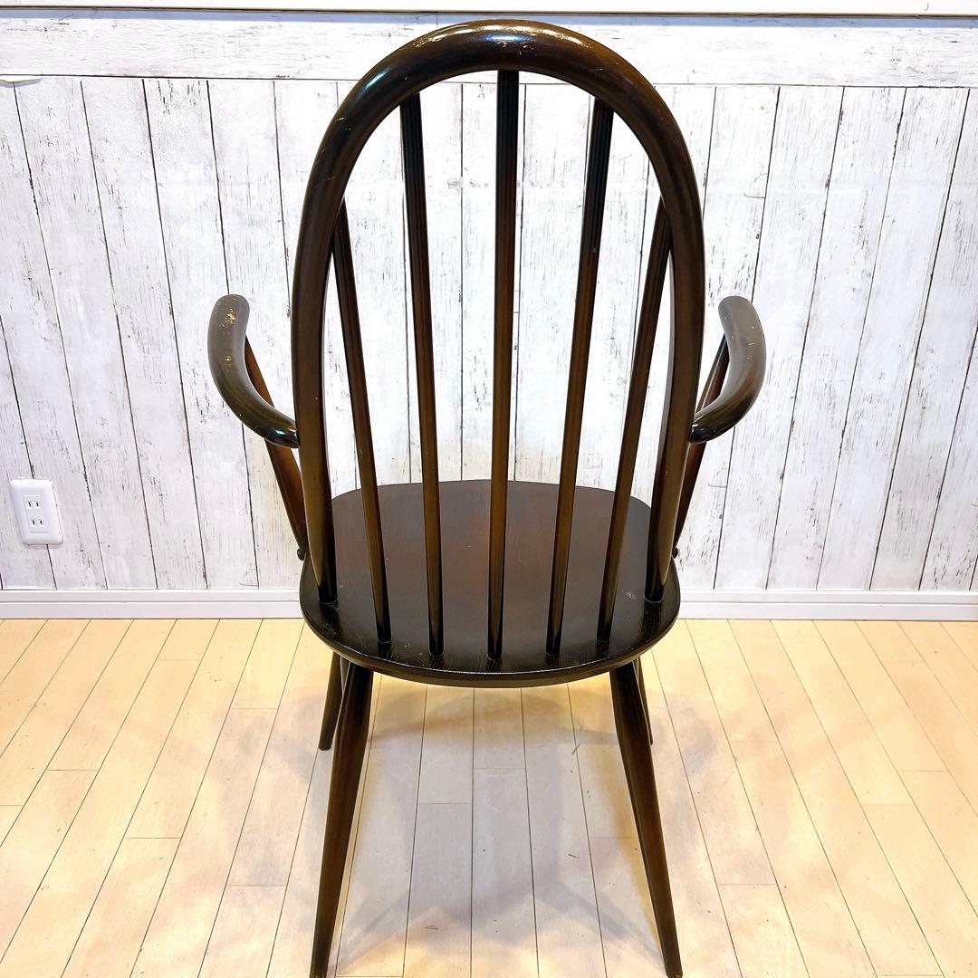 【希少】ERCOL クエーカー アームチェア　1960年代　刻印あり　アーコール