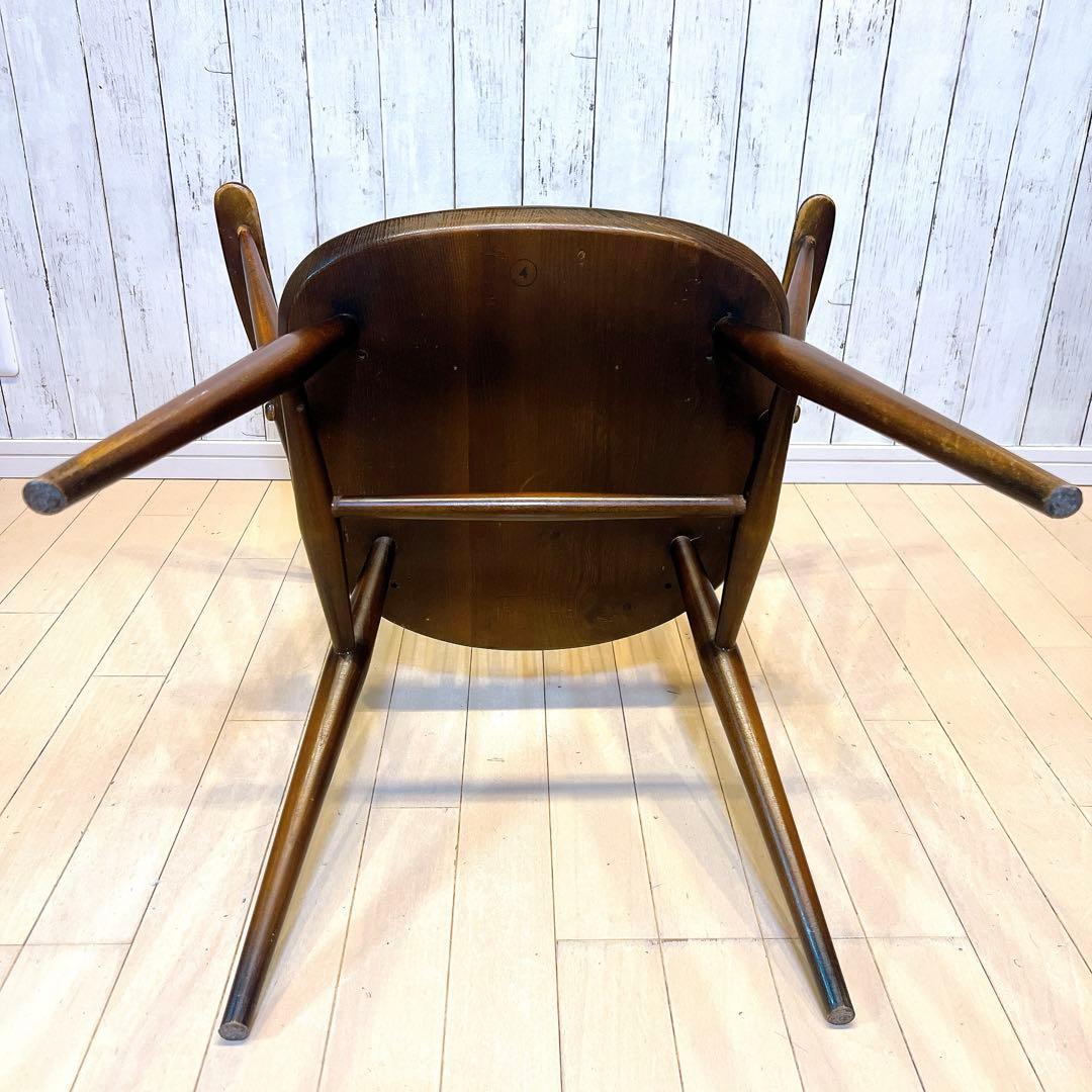 【希少】ERCOL クエーカー アームチェア　1960年代　刻印あり　アーコール