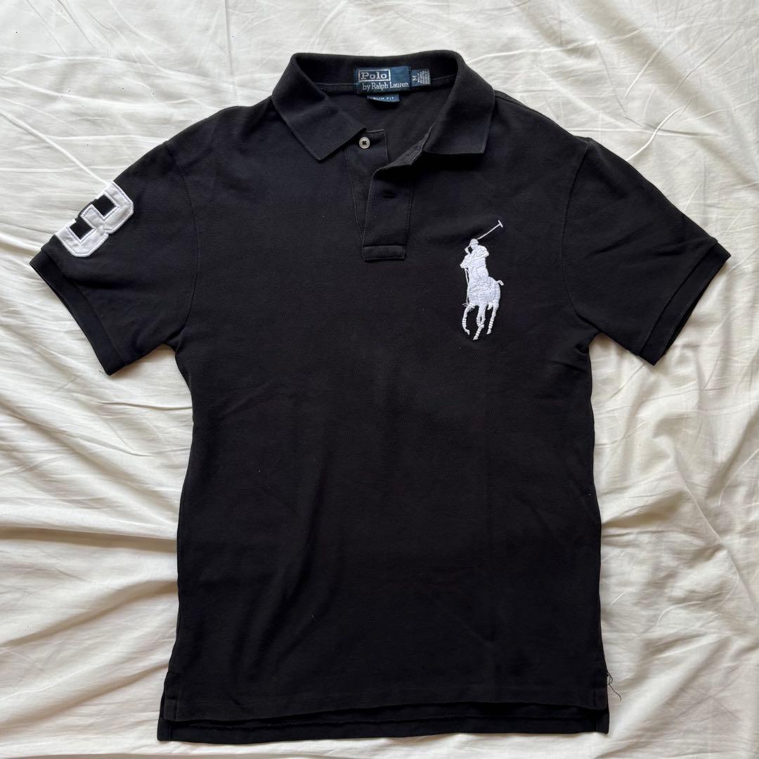 Polo by Ralph Lauren ブラック ビッグポロ slim fit