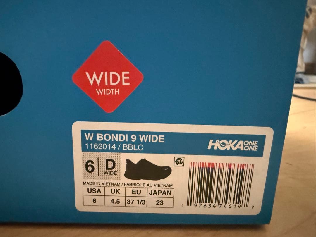 HOKA bondi9 23cm 即購入⭕️