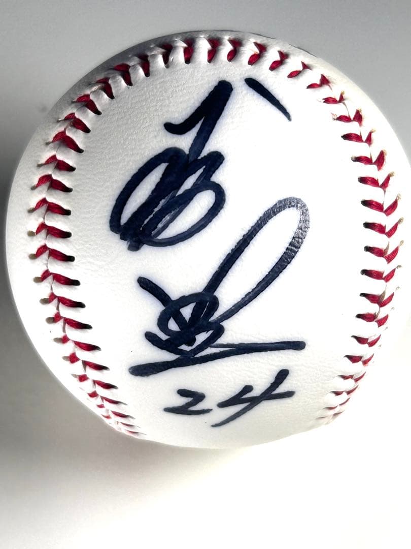大野豊さん広島東洋カープ現役時代直筆サイン入りボール 24　野球殿堂表彰者