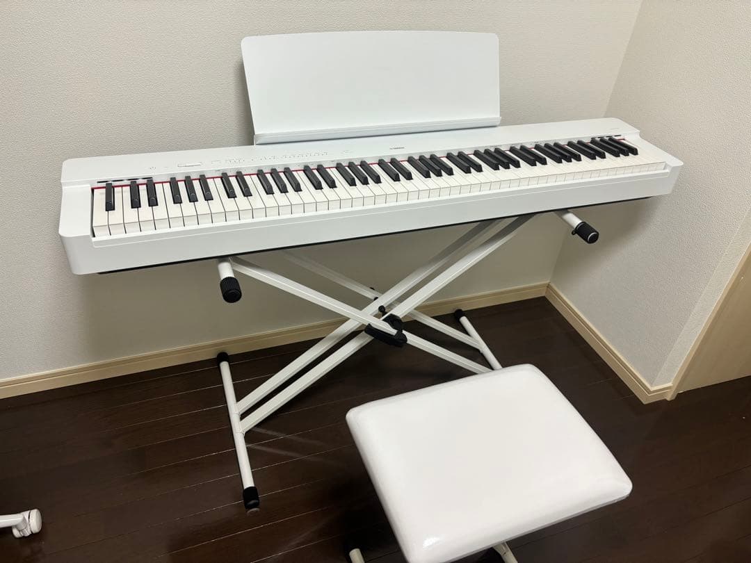 YAMAHA P-225 WH 電子ピアノ 88鍵盤 美品2024年製