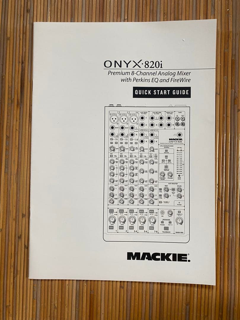 MACKIE ONYX 820i 希少 アナログミキサー