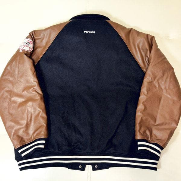 ヤンキース ペルーシュ スタジャン XL ジャケット ワッペン Perushu