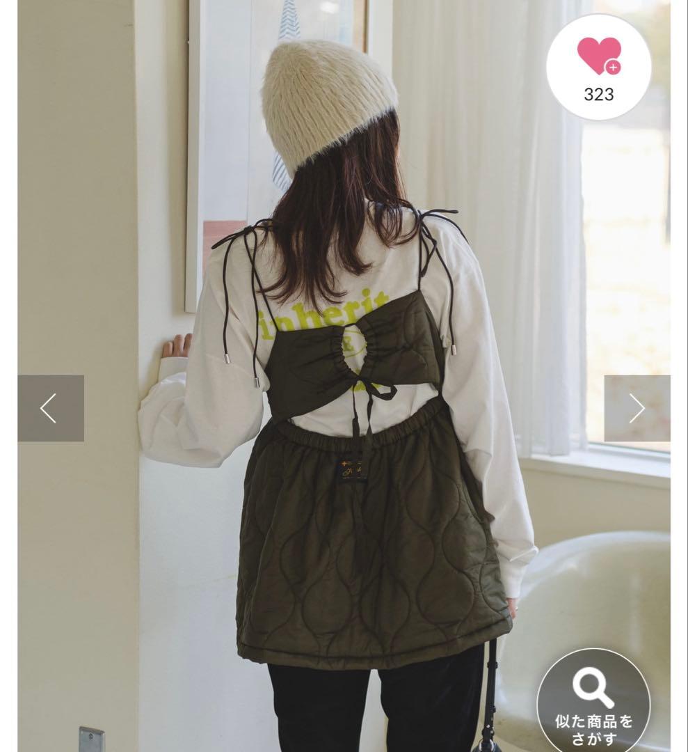 【新品•未使用】kastaneキルティングキャミワンピース