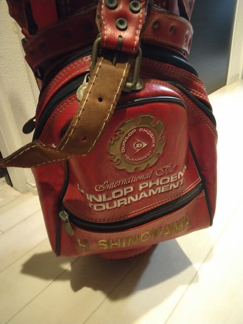 重厚感あり　レア　ダンロップフェニックストーナメント　キャディバッグ