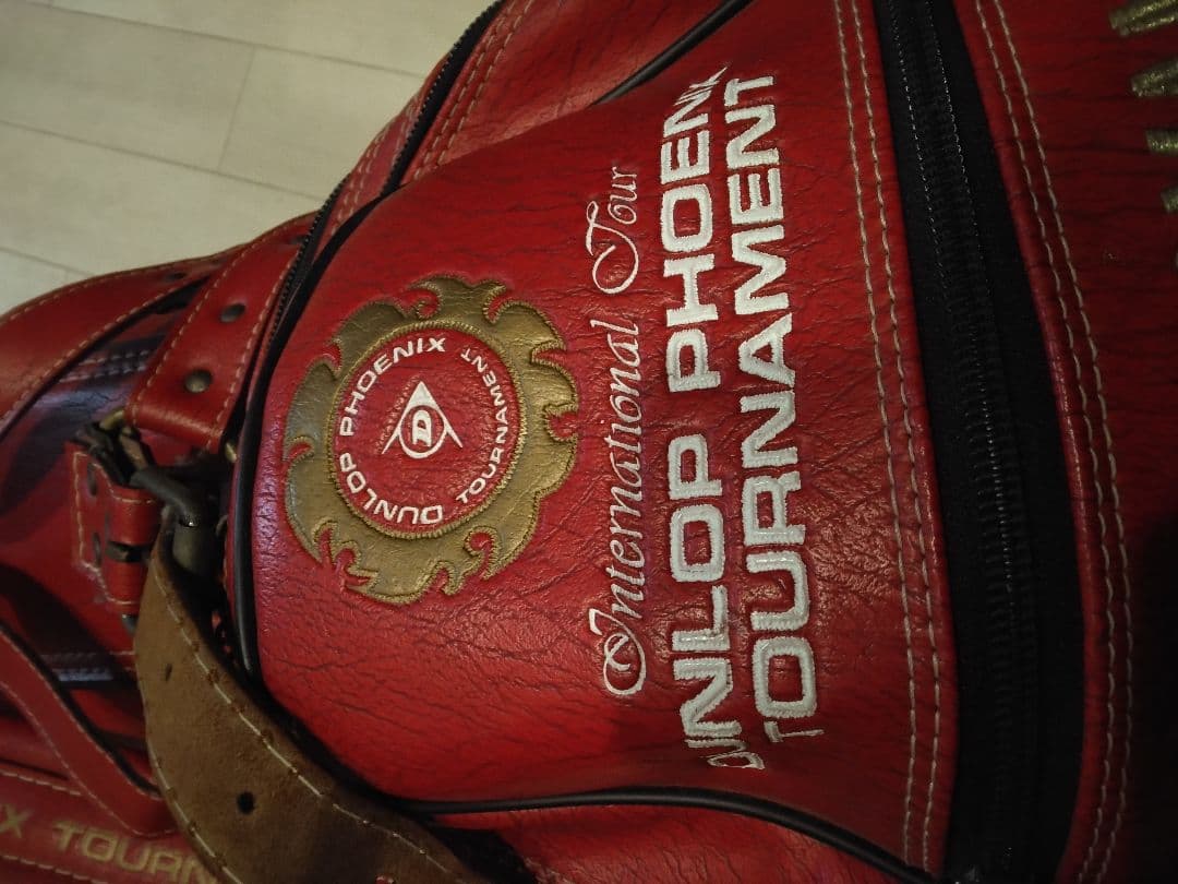 重厚感あり　レア　ダンロップフェニックストーナメント　キャディバッグ