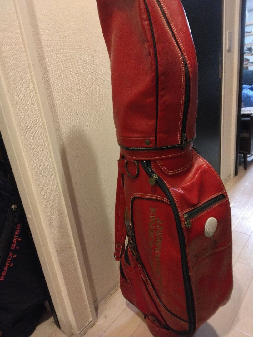 重厚感あり　レア　ダンロップフェニックストーナメント　キャディバッグ