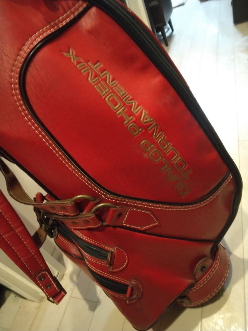 重厚感あり　レア　ダンロップフェニックストーナメント　キャディバッグ