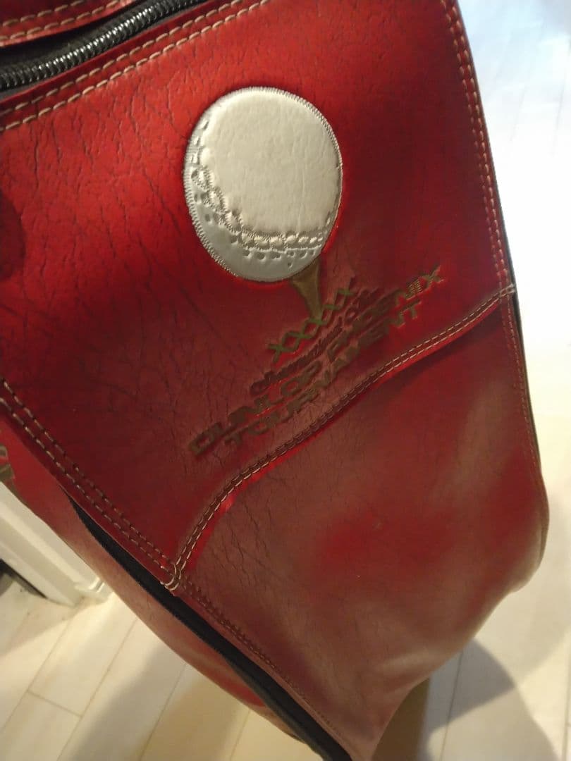 重厚感あり　レア　ダンロップフェニックストーナメント　キャディバッグ