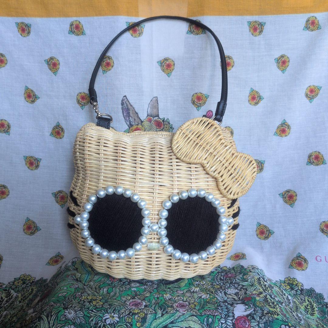 アジョリー a-jolie Hello Kitty コラボ 籠バッグ