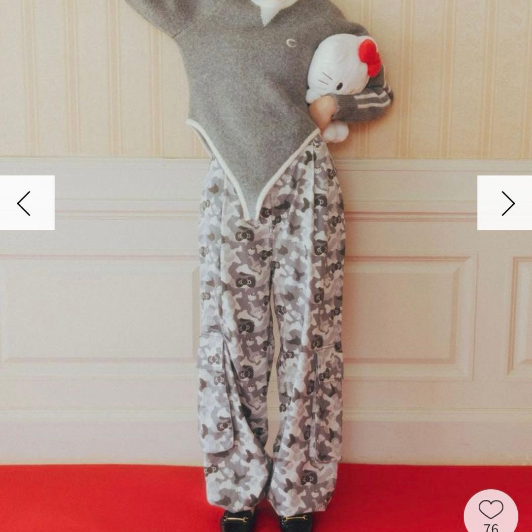 カルナムール ハローキティ パンツ カモフラ