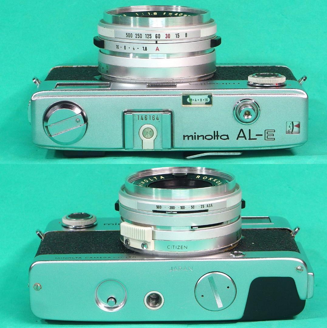 【美品】ミノルタＡＬ-Ｅロッコール４０／１.８シャッタ優先・マニュアル機　試写済