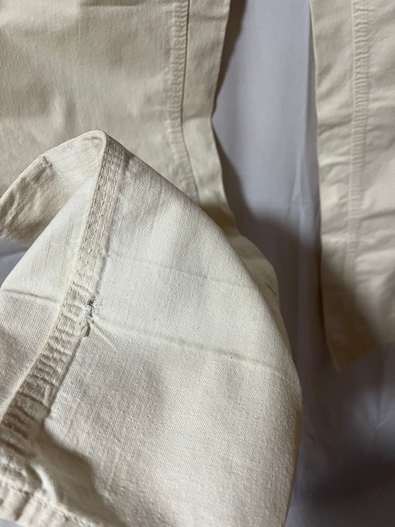 70s USA製 Lee ホワイトカーゴパンツ