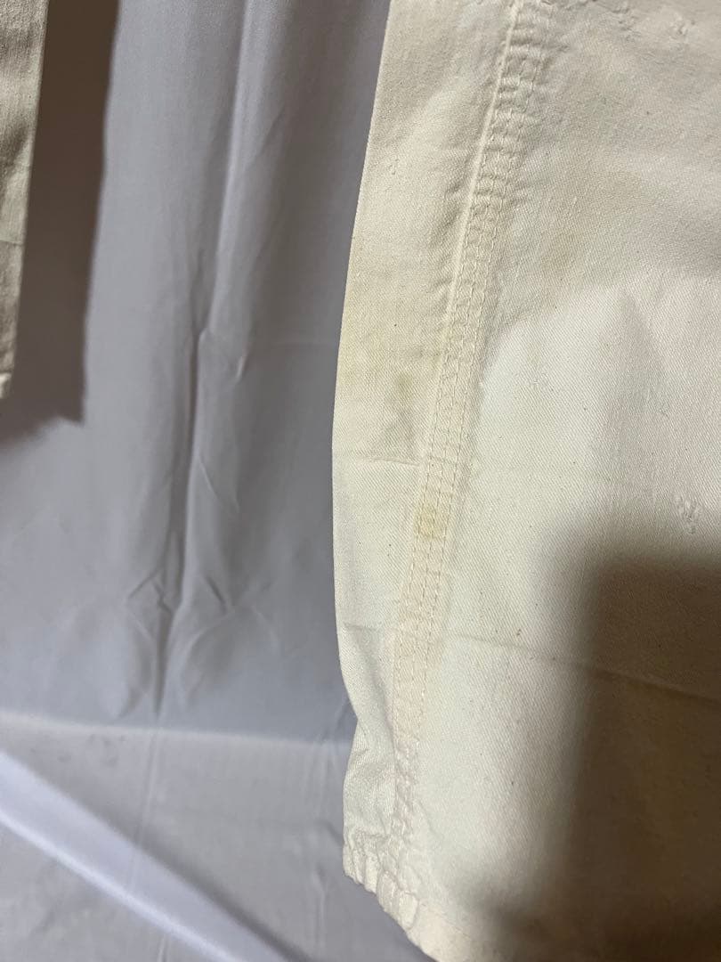 70s USA製 Lee ホワイトカーゴパンツ