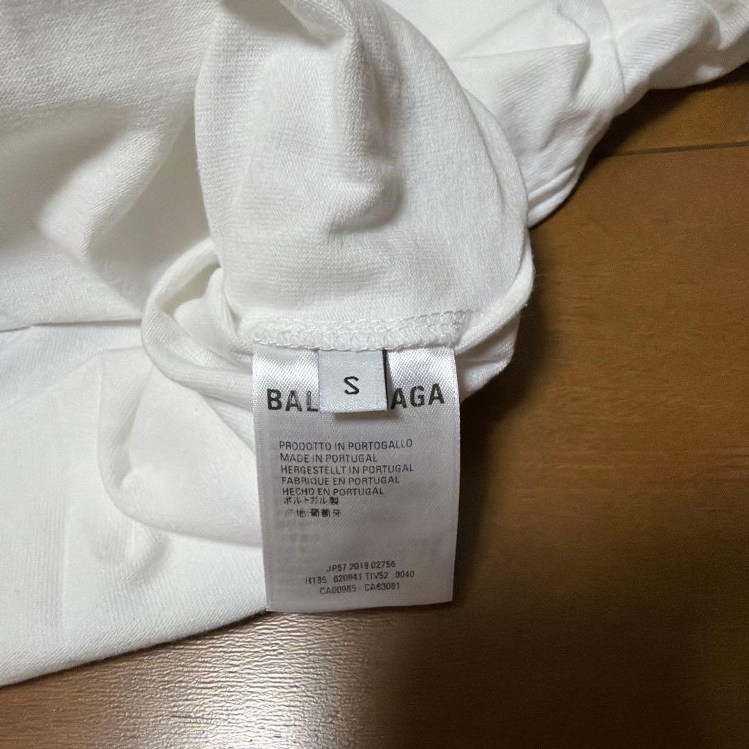 20SS バレンシアガ BALENCIAGA 定番ロゴTシャツ 白 Sサイズ