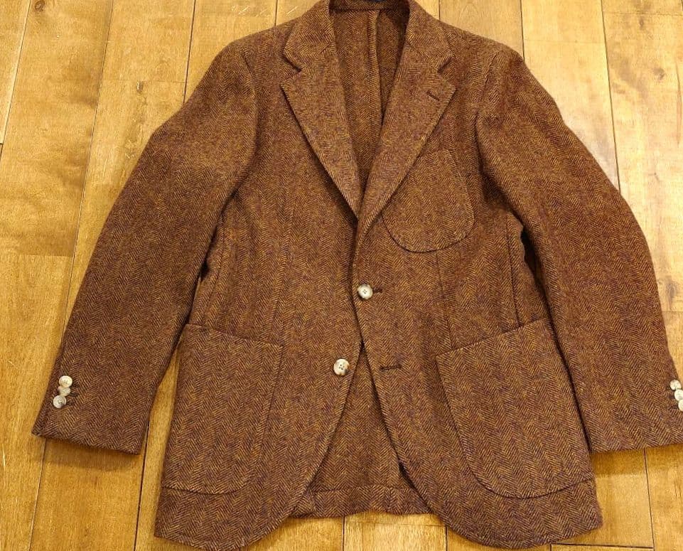 【期限セール】ERRICO FORMICOLA ツイードジャケット 42(44