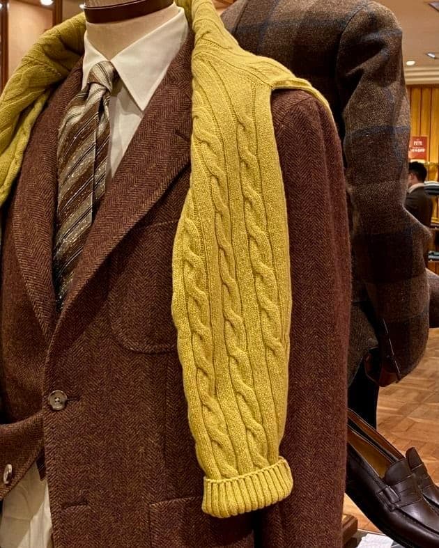 【期限セール】ERRICO FORMICOLA ツイードジャケット 42(44