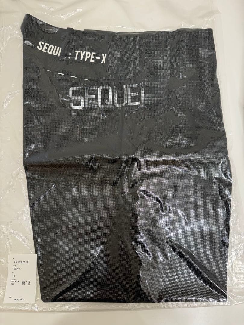 SEQUEL パンツ 黒 M