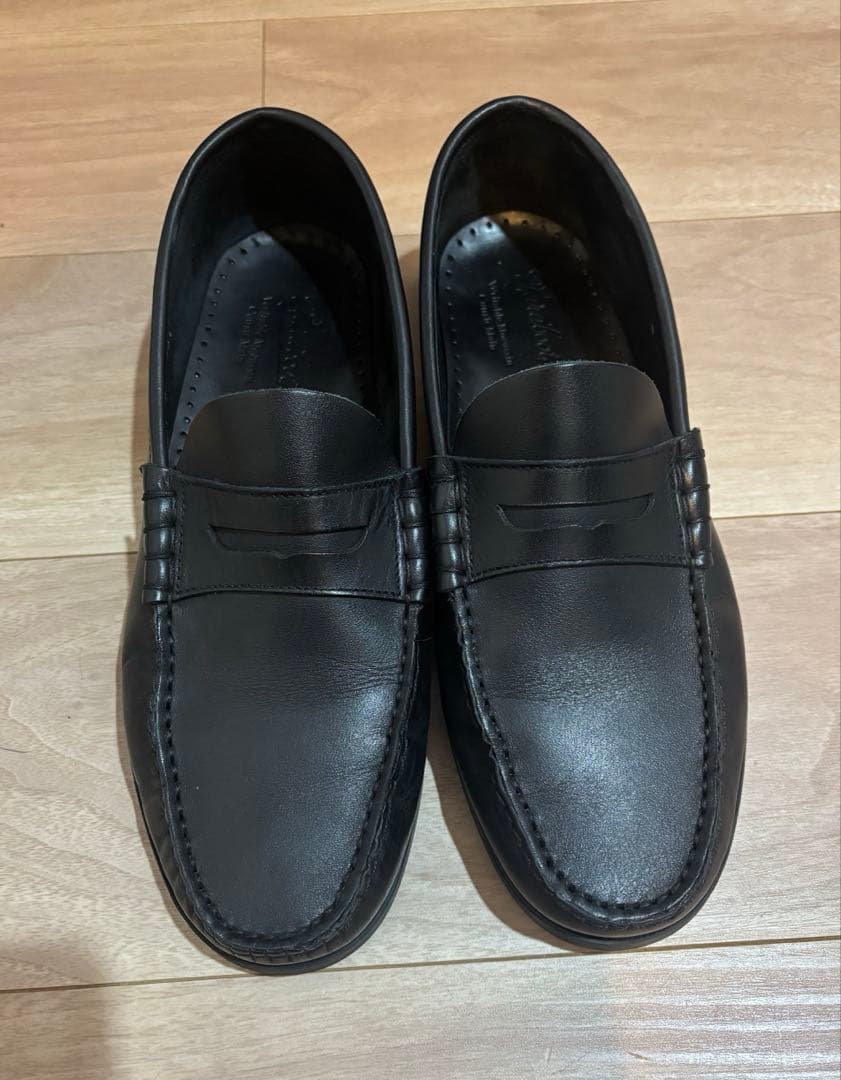 パラブーツ コロー ローファー ブラック UK8 26.5cm