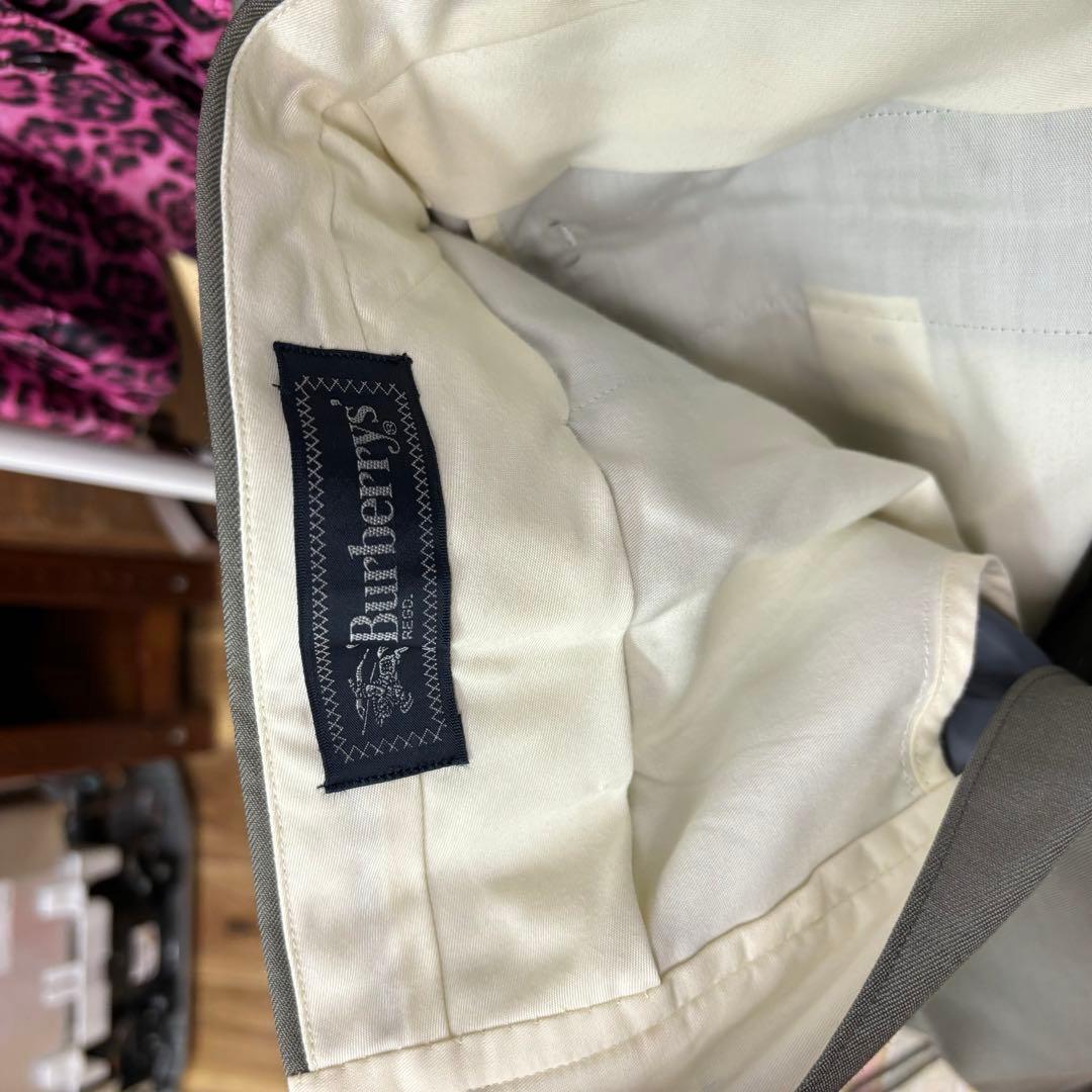 BURBERRY カーキ ダブルブレストスーツ 上下セット　バーバリースーツ