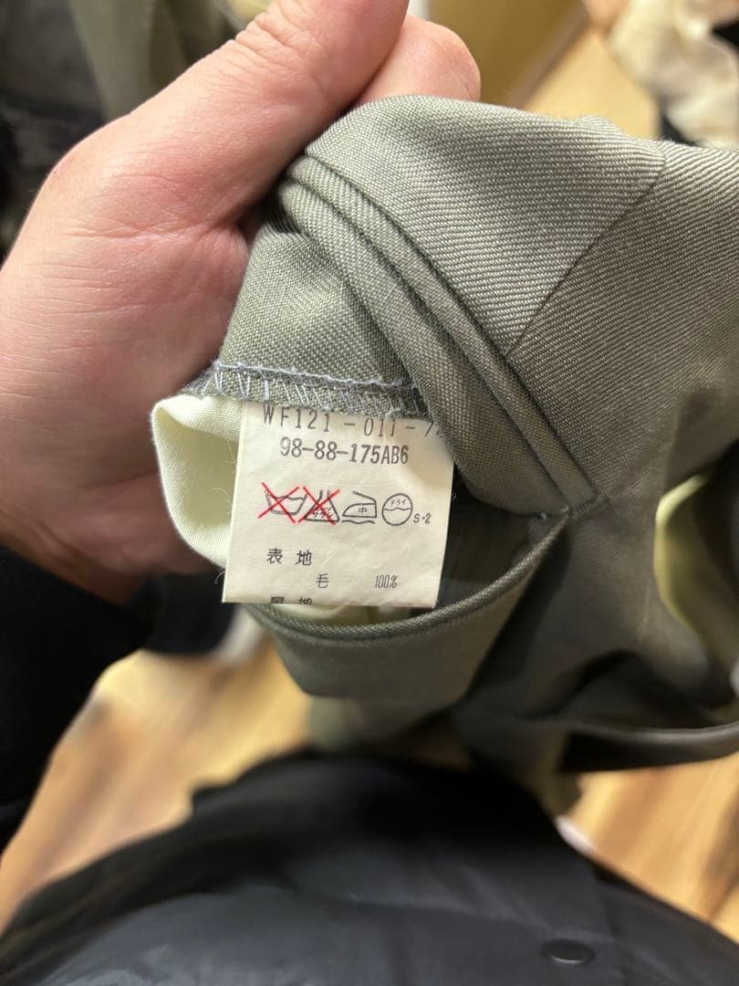 BURBERRY カーキ ダブルブレストスーツ 上下セット　バーバリースーツ