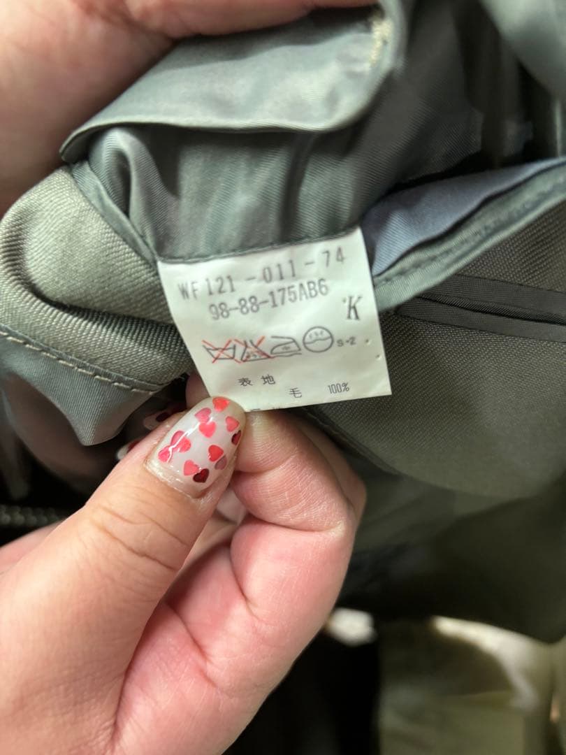 BURBERRY カーキ ダブルブレストスーツ 上下セット　バーバリースーツ