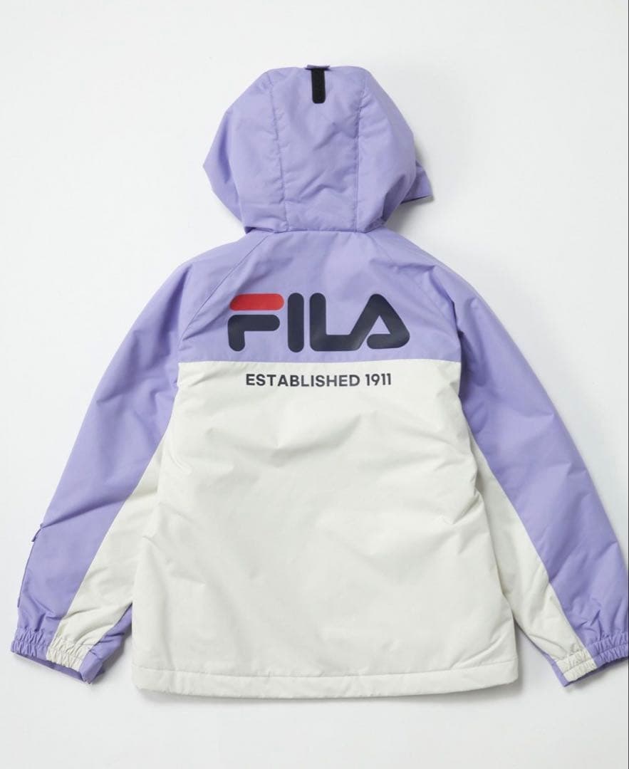 FILA キッズ　スノーウェア　スキーウェア　上下セット　ラベンダー　170