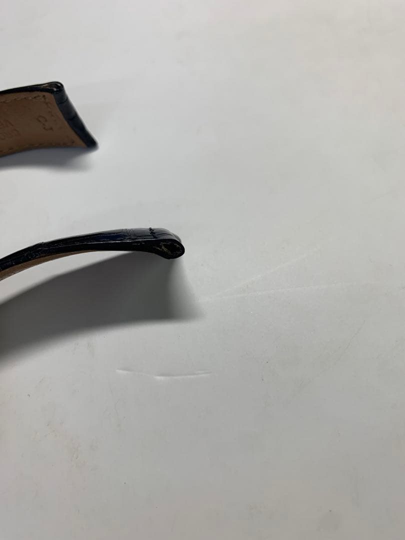 Jaeger-LeCoultre ジャガールクルト純正黒クロコ20mm