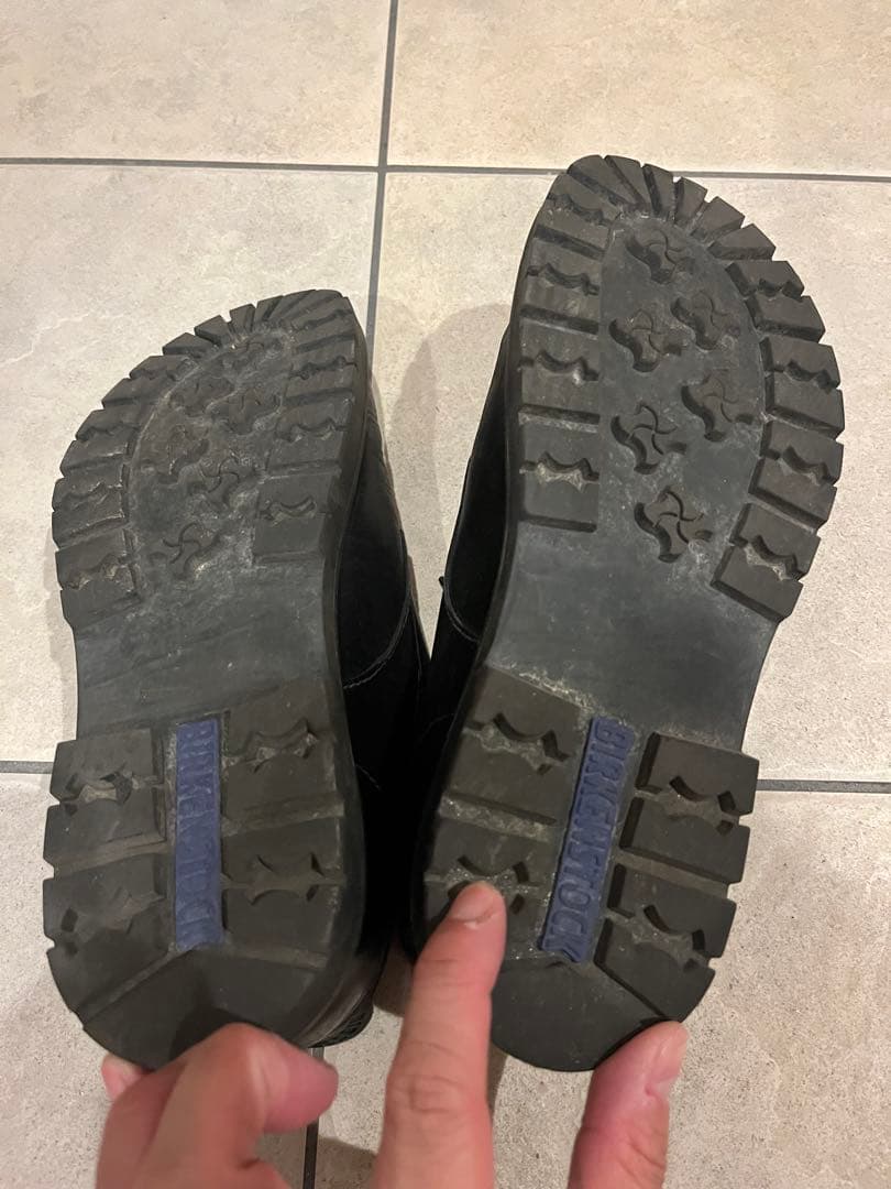 ギルフォード 26.5 ポストマンシューズ 黒 レザー