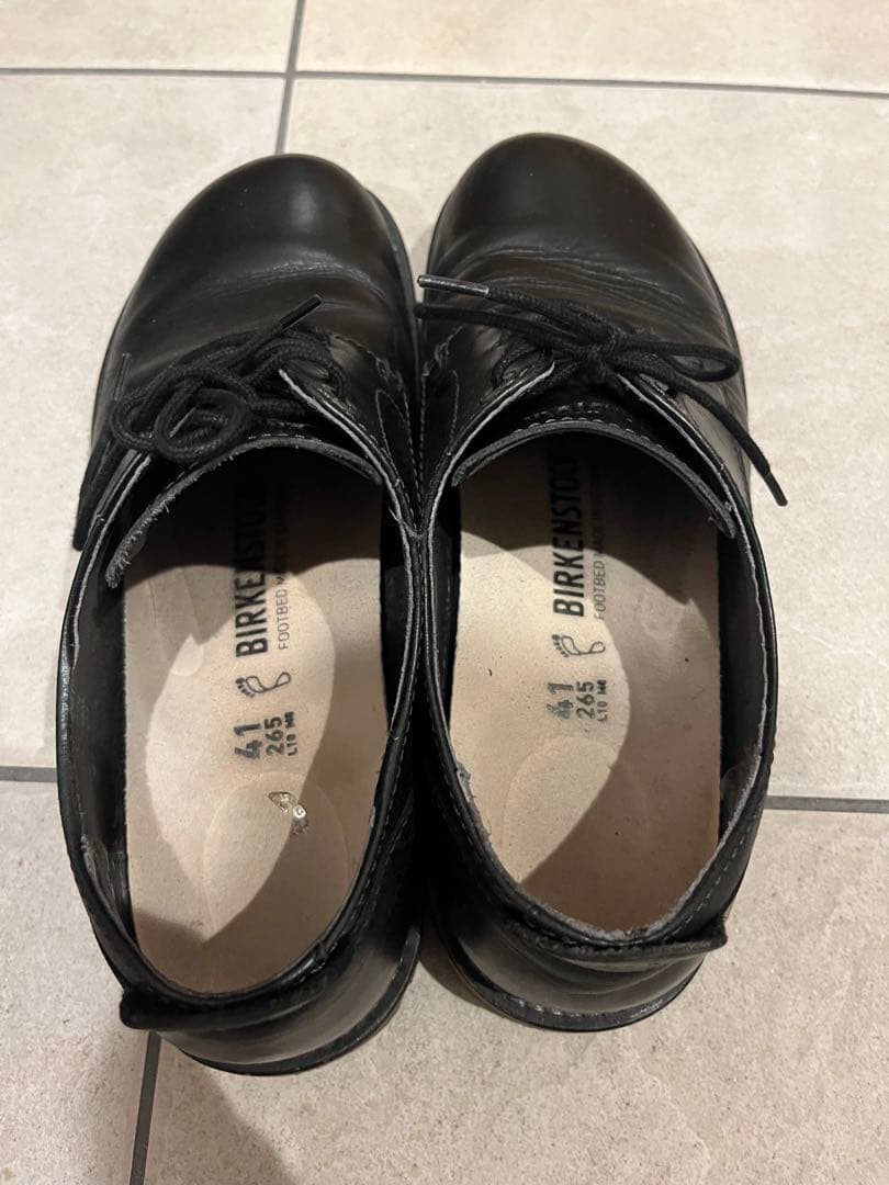 ギルフォード 26.5 ポストマンシューズ 黒 レザー