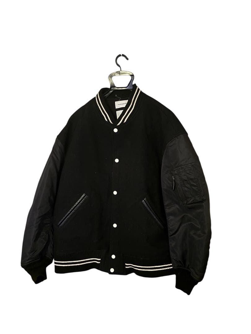ジャケット・アウター MARKAWARE 23AW VARSITYJACKET WOOL MELTON