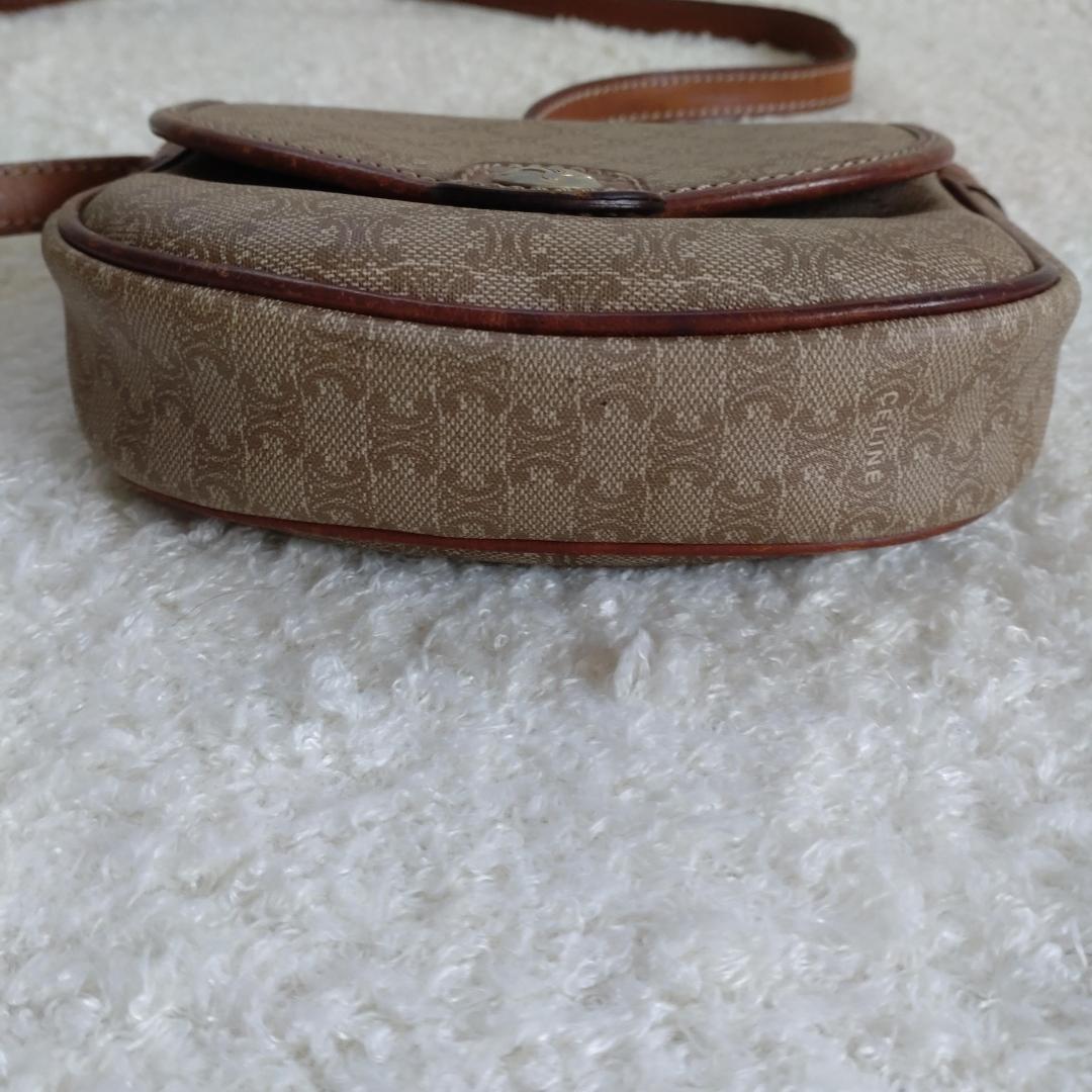 CELINE セリーヌ ヴィンテージ マカダム柄 ショルダーバッグ PVC ミニ