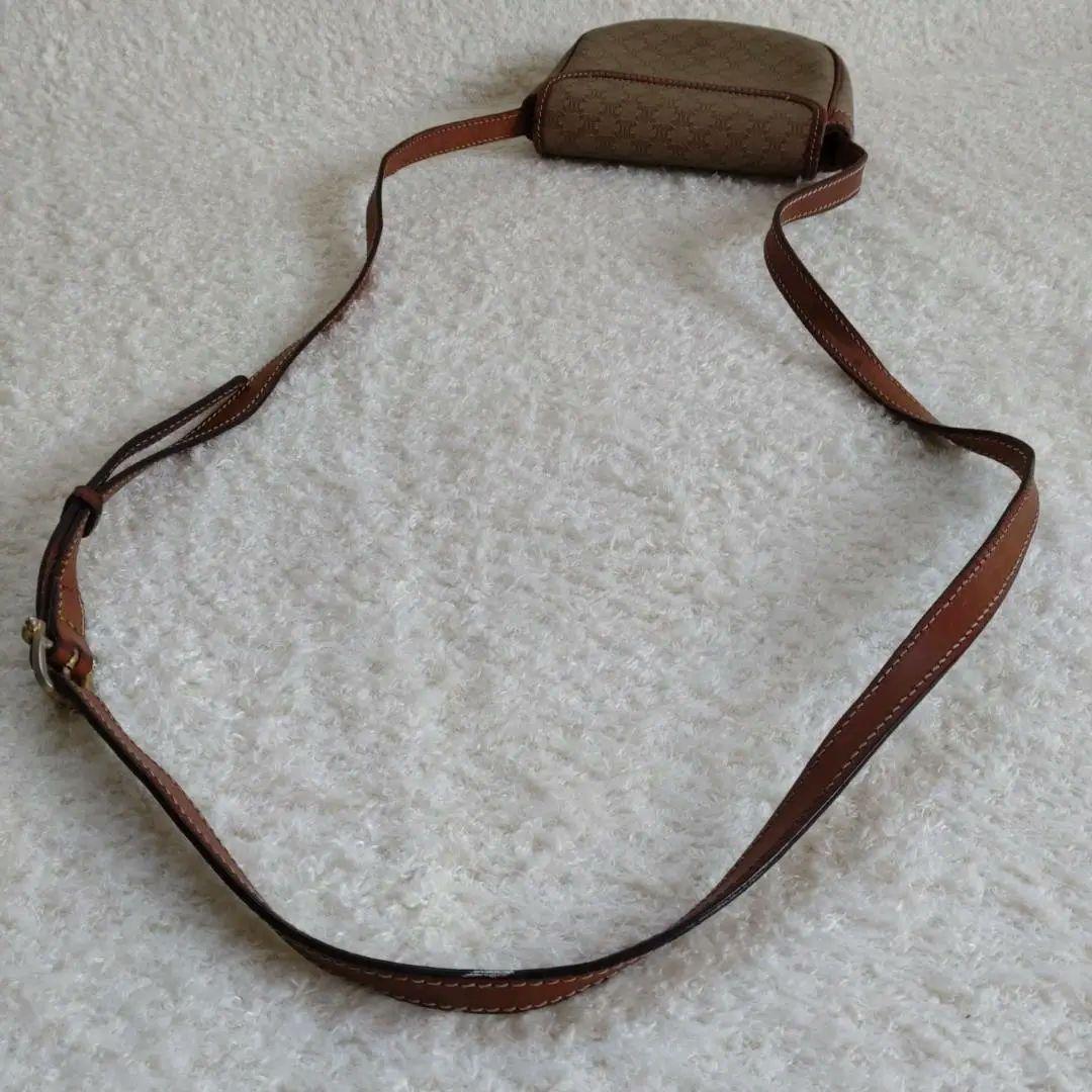 CELINE セリーヌ ヴィンテージ マカダム柄 ショルダーバッグ PVC ミニ