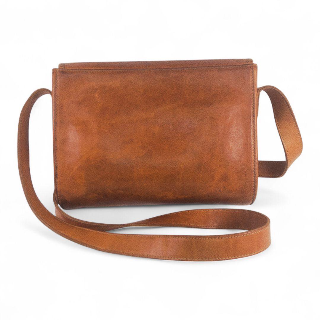 IL BISONTE ブラウンショルダーバッグ