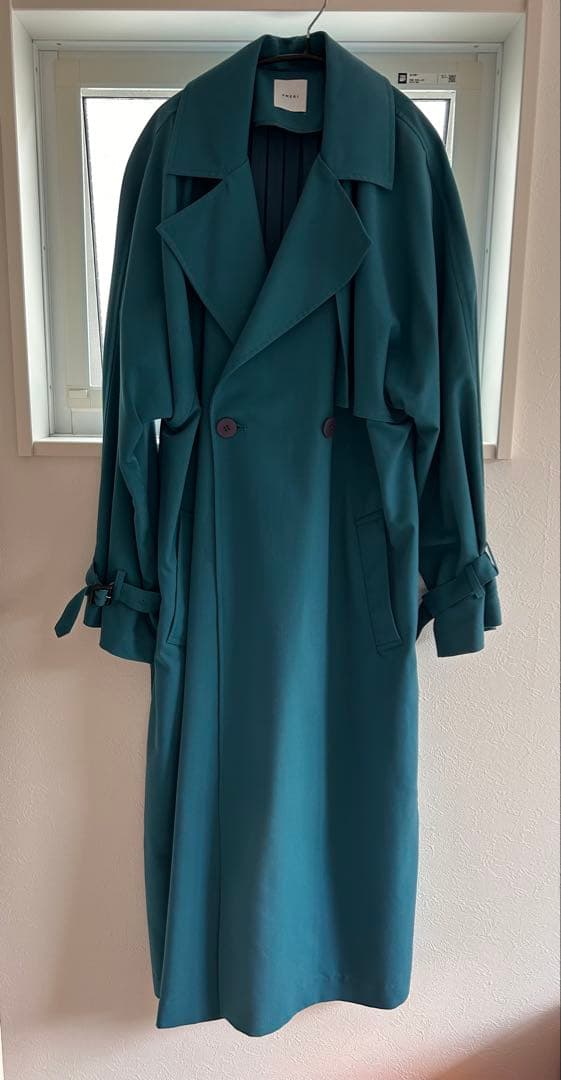 みかん♡AMERI ターコイズ トレンチコート